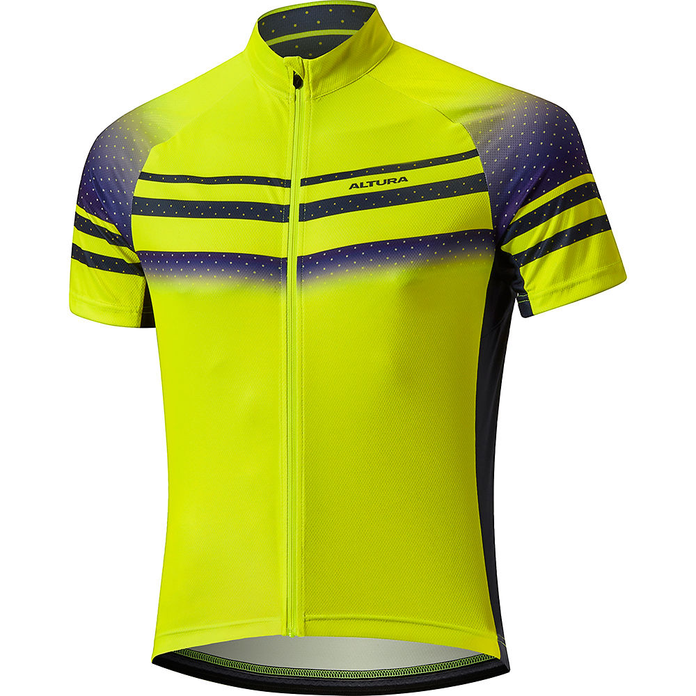 Altura Airstream Jersey - Hi-Viz Yellow-Blue