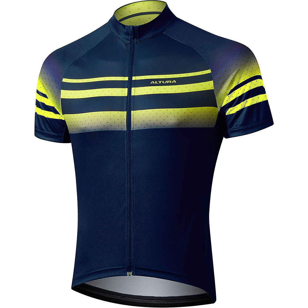 Altura Airstream Jersey - Bleu marine/Jaune - XXL