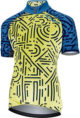 Altura Kids Icon Jersey  - 5-6 years - Hi-Viz Yellow-Blue