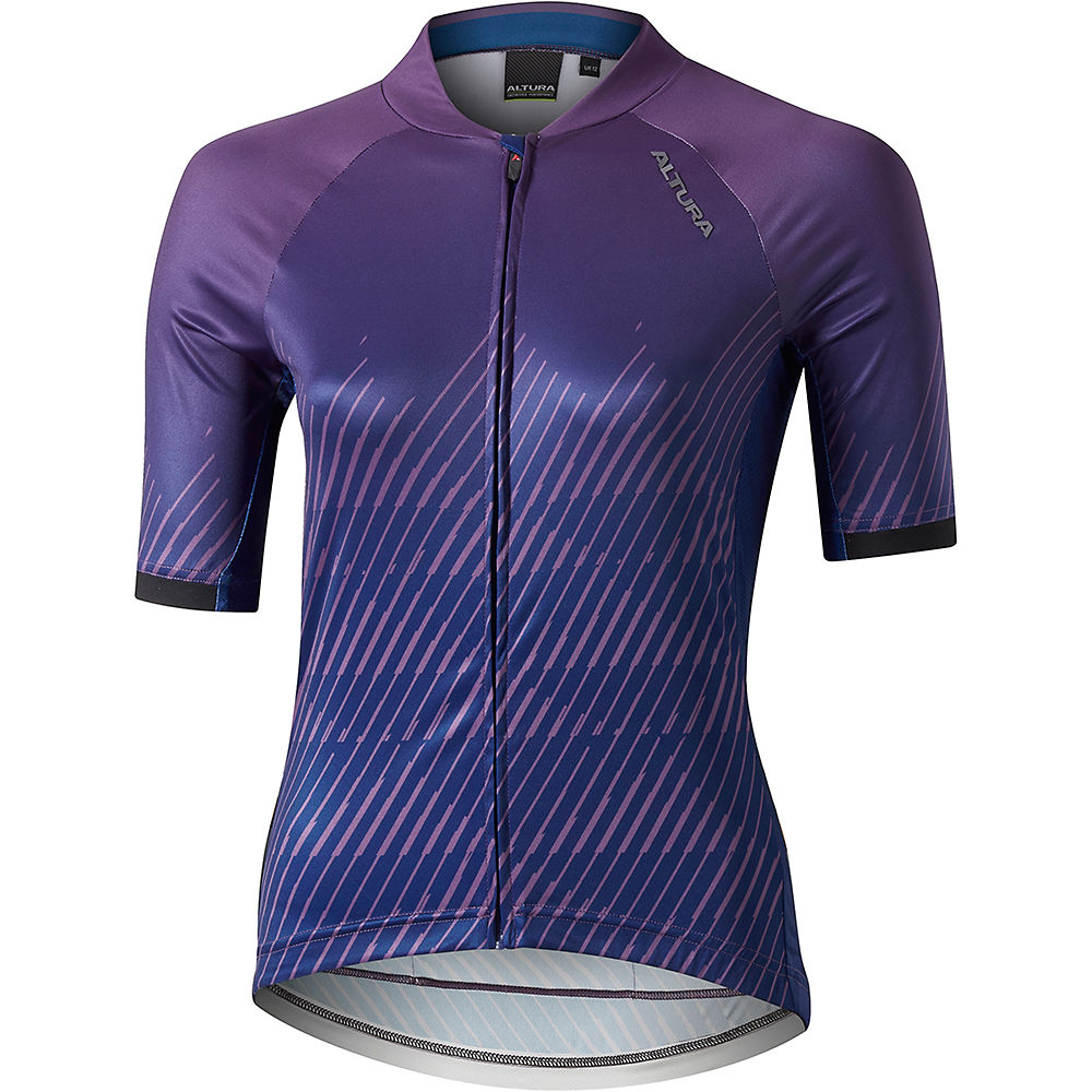 Altura Women's Icon Jersey Wave - Violet - UK 12