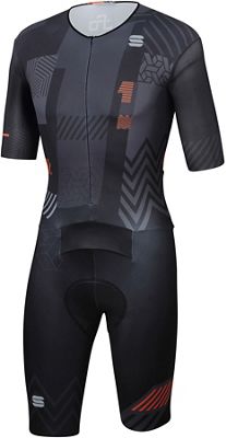 Sportful Bodyfit Pro Bomber 111 Suit - Black-Anthracite-Orange SDR - XL