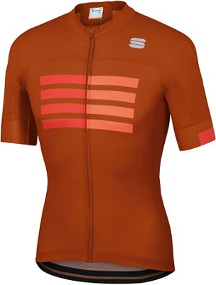 Sportful Wire Jersey  – Sienna-Fire Red-Orange SDR – XL, Sienna-Fire Red-Orange SDR
