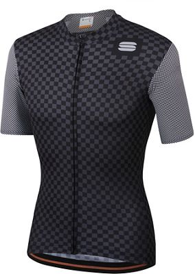 Sportful Checkmate Jersey - Noir/Anthracite - XXL