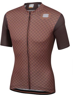 Sportful Checkmate Jersey - Chocolate-Coconut - XL