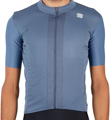 Sportful Strike Short Sleeve Jersey - Blue Sea-Black - XXL}, Blue Sea-Black