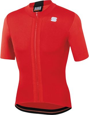 Sportful Strike Short Sleeve Jersey - Red-Black - XS}, Red-Black