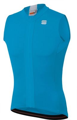 Sportful Strike Sleeveless Jersey - Blue Atomic-White
