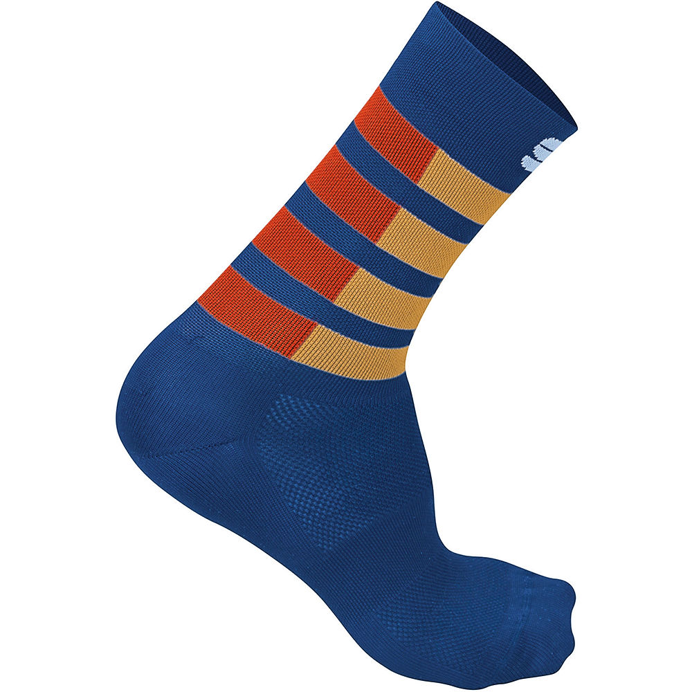 Sportful Mate Socks - Blue Twilight-Fire Red-Gold