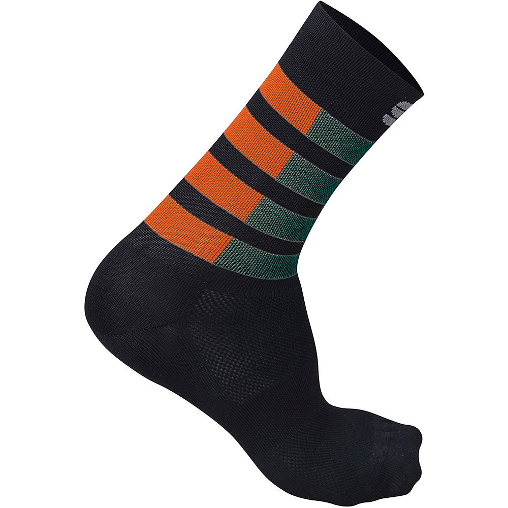 Sportful Mate Socks - See Moss-Orange SDR-Black