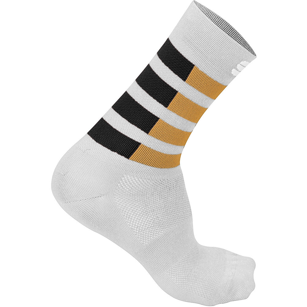 Sportful Mate Socks - White-Anthracite-Gold - M/L