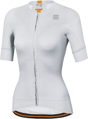 Sportful Women's Bodyfit EVO Jersey - White-Gold - XS