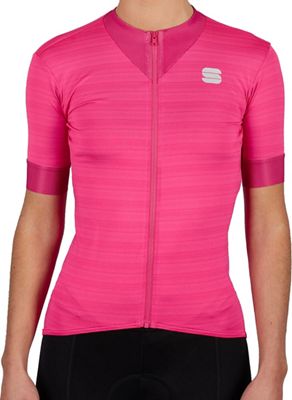 Sportful Women's Kelly Short Sleeve Jersey - BUBBLE GUM - XS}, BUBBLE GUM