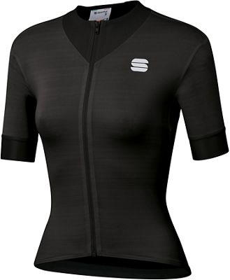 Sportful Women's Kelly Short Sleeve Jersey - Black - L}, Black