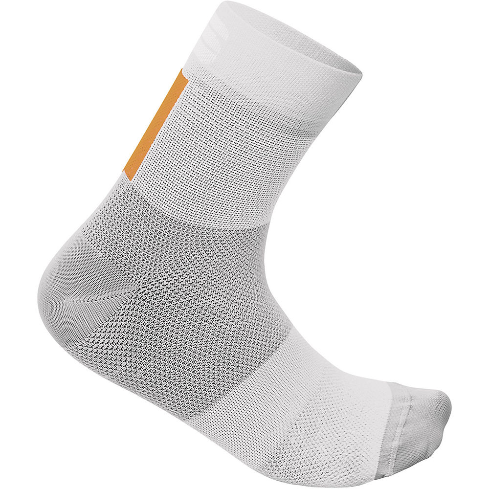 Sportful Women's Pro Socks - White-Gold - S/M