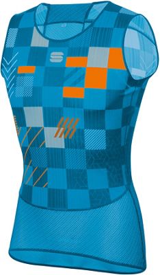 Sportful Bodyfit Sleeveless Baselayer  - Blue Atomic-Blue Methyl-Orange SDR - XL, Blue Atomic-Blue Methyl-Orange SDR
