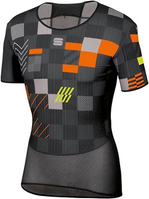 Sportful Bodyfit Pro Baselayer Tee  - Black-Anthracite-Orange SDR - XL, Black-Anthracite-Orange SDR