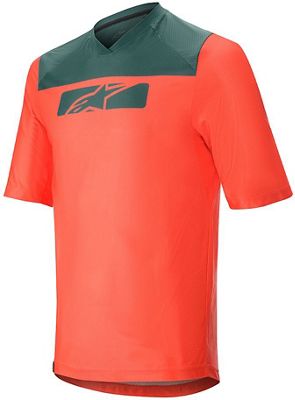 Alpinestars Drop 4.0 Short Sleeve Jersey  - Red-Atlantic, Red-Atlantic