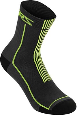Alpinestars Summer Socks 22  - Noir/Jaune, Noir/Jaune