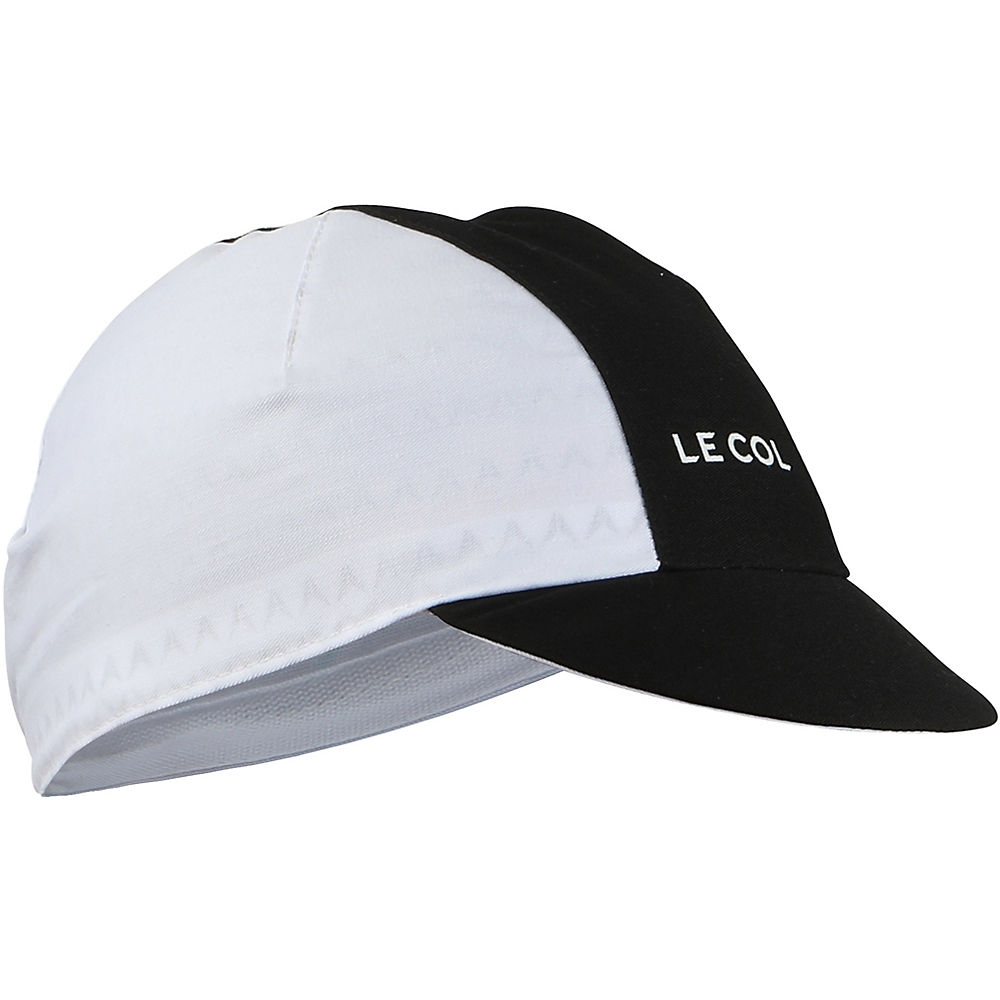 LE COL Cycling Cap - Noir - blanc - One Size, Noir - blanc