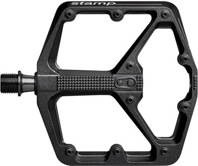 crankbrothers Stamp 3 Flat Mountain Bike Pedals - Black - Large}, Black