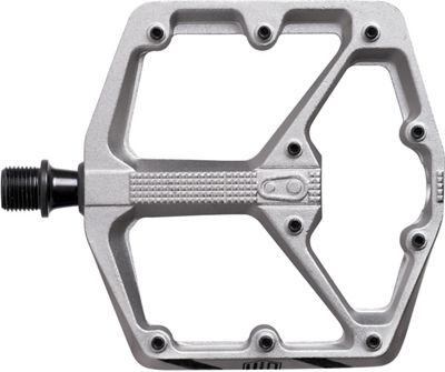 crankbrothers Stamp 3 Flat Mountain Bike Pedals - Grey - Large}, Grey