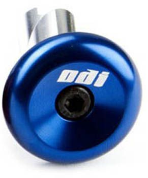 ODI Aluminium End Plug - Blue, Blue