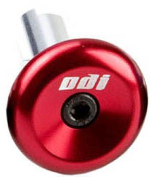 ODI Aluminium End Plug - Red, Red