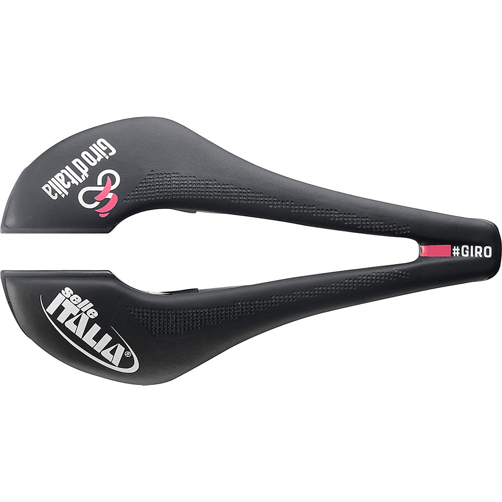Selle Italia SP-01 Boost Superflow GIRO 19 Saddle - Noir/Rose - S3 - 130mm Wide, Noir/Rose