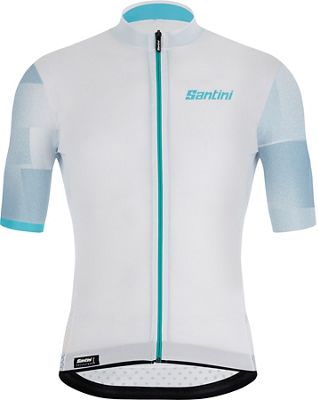 Santini Mito Spillo Short Sleeve Jersey  - Silver Bullet, Silver Bullet