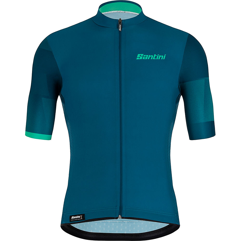 Santini Mito Spillo Short Sleeve Jersey - Teal, Teal
