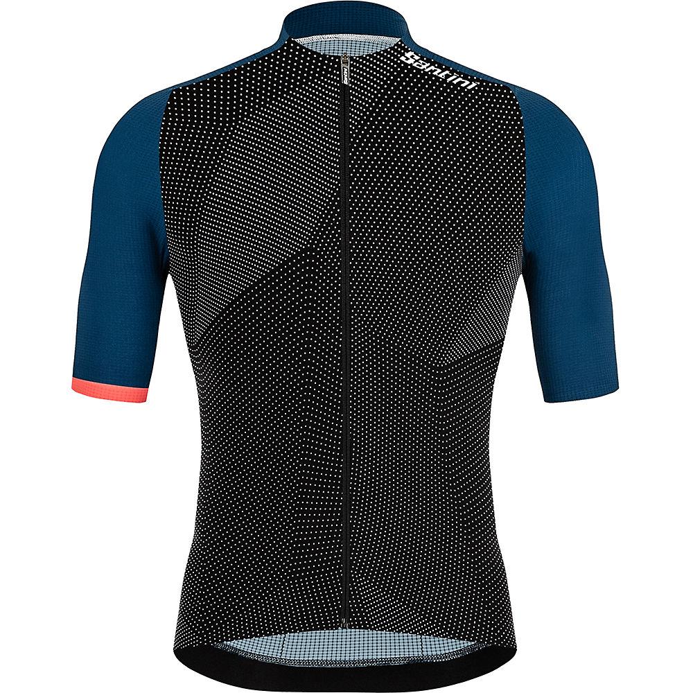 Santini Redux Genio Short Sleeve Jersey - Space Blue, Space Blue