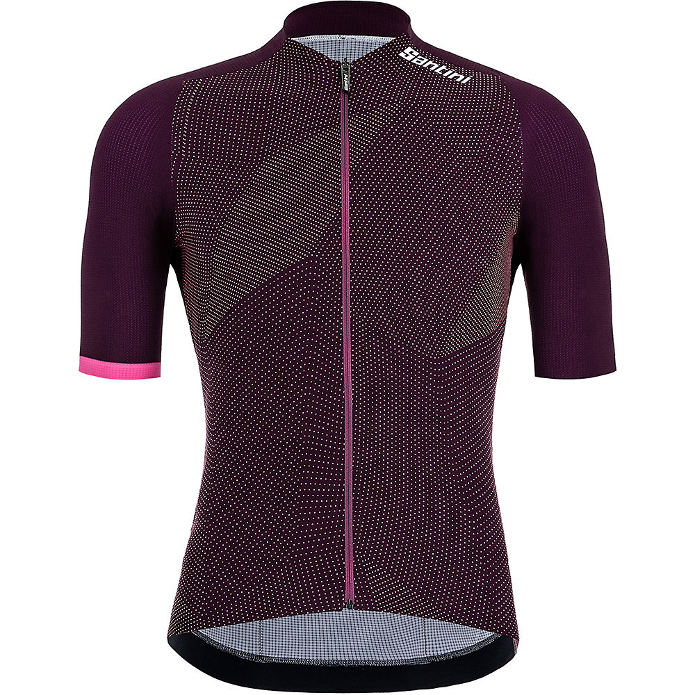 Santini Redux Genio Short Sleeve Jersey - Vineyard - XL, Vineyard