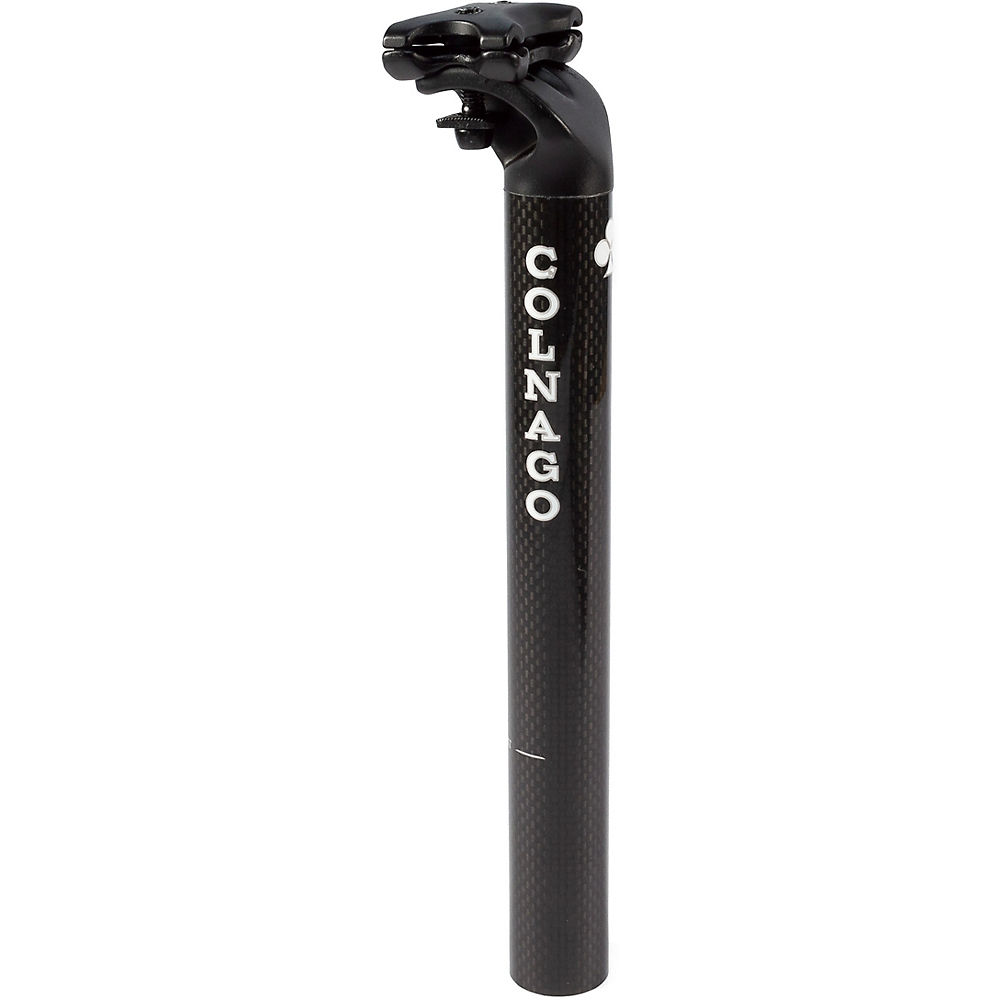Colnago Carbon Seatpost with Alloy Clamp - Carbone - 27.2mm, Carbone