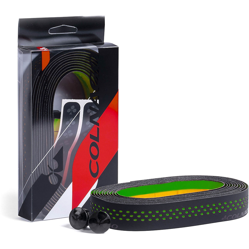 Colnago Dot Bar Tape - Noir - Vert, Noir - Vert