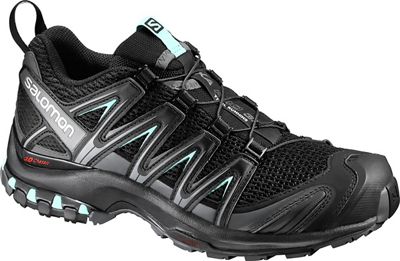 Salomon Women's XA Pro 3D Running Shoes - black-magnet-fair aqua - UK 8
