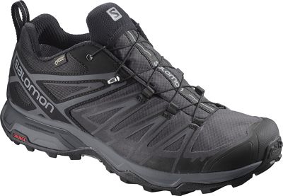 Salomon X Ultra 3 Wide Gore-Tex Hiking Shoes - Black-Magnet-Quiet Shade - UK 7.5