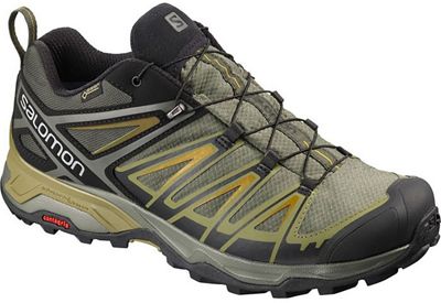 Salomon X Ultra 3 Wide Gore-Tex Hiking Shoes - Castor Gra-Belu - UK 7.5