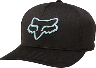 Fox Racing Lithotype Flexfit Hat - Noir/Bleu - S/M
