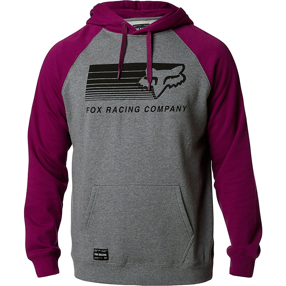 Fox Racing Drifter Pullover Fleece Hoodie - Pourpre Graphite - M