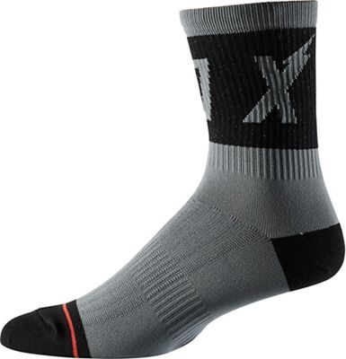 Fox Racing 6 Trail Socks - Pewter - S/M