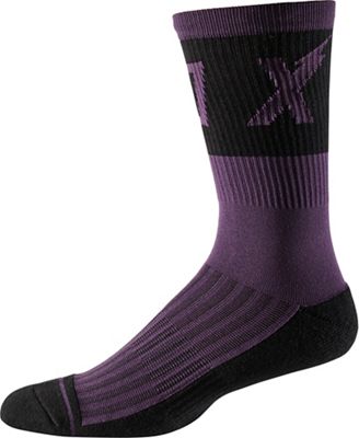 Fox Racing 8' Trail Cushion Socks (Wurd) - Violet foncé - L/XL/XXL