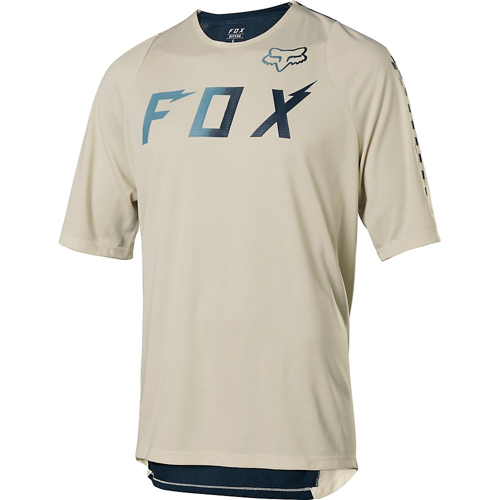 Fox Racing Defend Short Sleeve Jersey (Wurd) - Marine