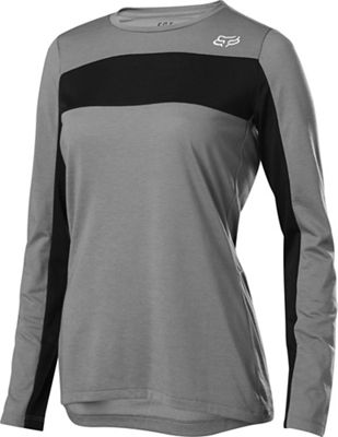 Fox Racing Women's Ranger DriRelease Ls Jersery - Pewter - XS