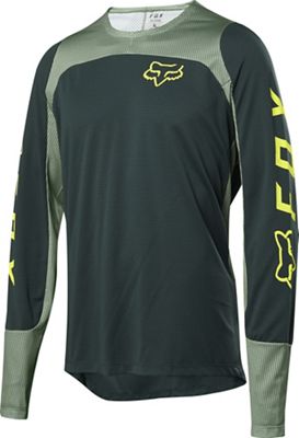 Fox Racing Defend Long Sleeve Fox Jersey - smeraldo, smeraldo
