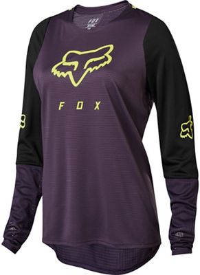 Fox Racing Womens Defend Long Sleeve Jersey - Violet foncé