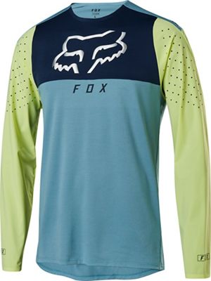 Fox Racing Flexair Delta Long Sleeve Jersey - Bleu léger - M