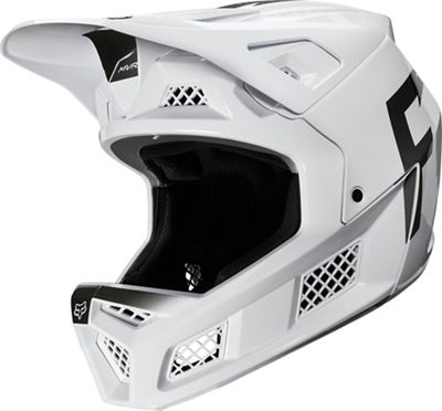 Fox Racing Rampage Pro Carbon MTB Helmet (Wurd) - Blanc