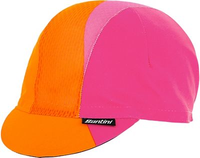 Santini Studio Cap Mesh Panel  - Atomic Orange, Atomic Orange