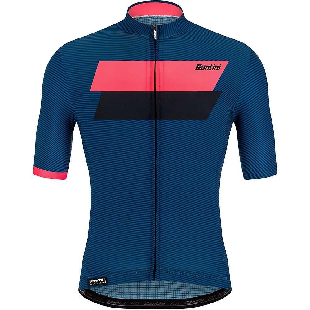 Santini Tono Studio Short Sleeve Jersey - Space Blue, Space Blue