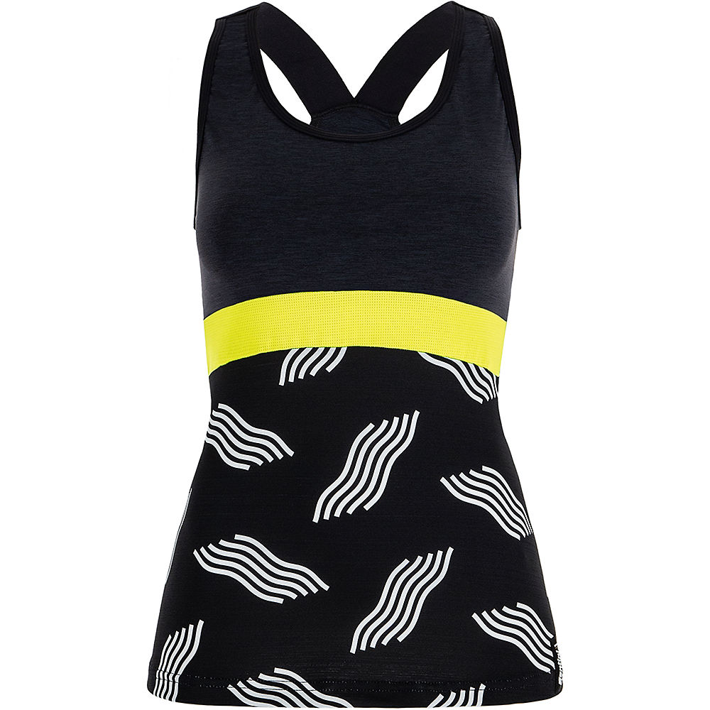 Santini Women's Scia Dune Tank Top - Noir - XL, Noir